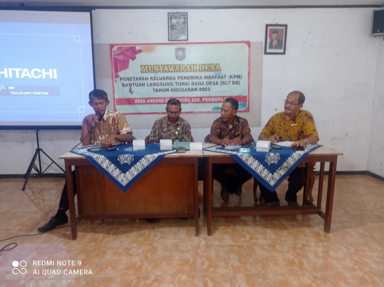 MUSDES Penetapan KPM BLT-DD Tahun 2023 Desa Andong