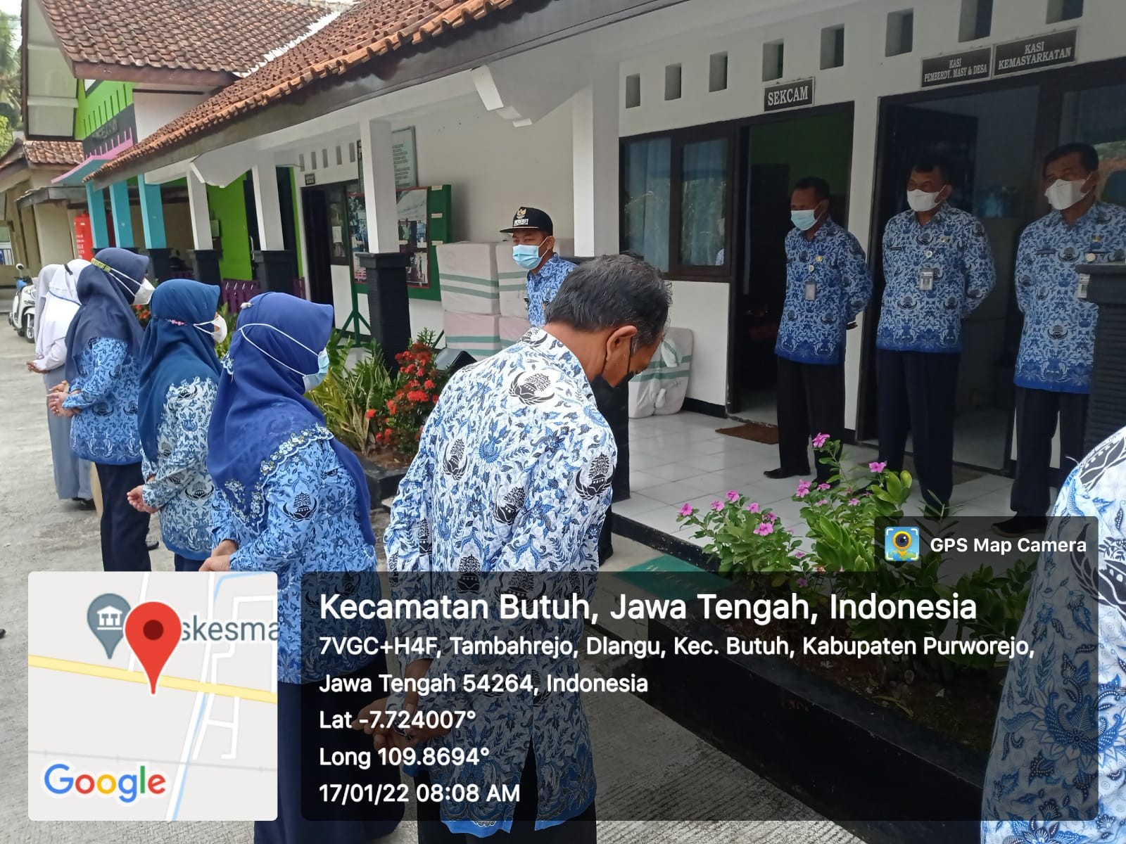 APEL PAGI PEGAWAI KANTOR  KECAMATAN BUTUH