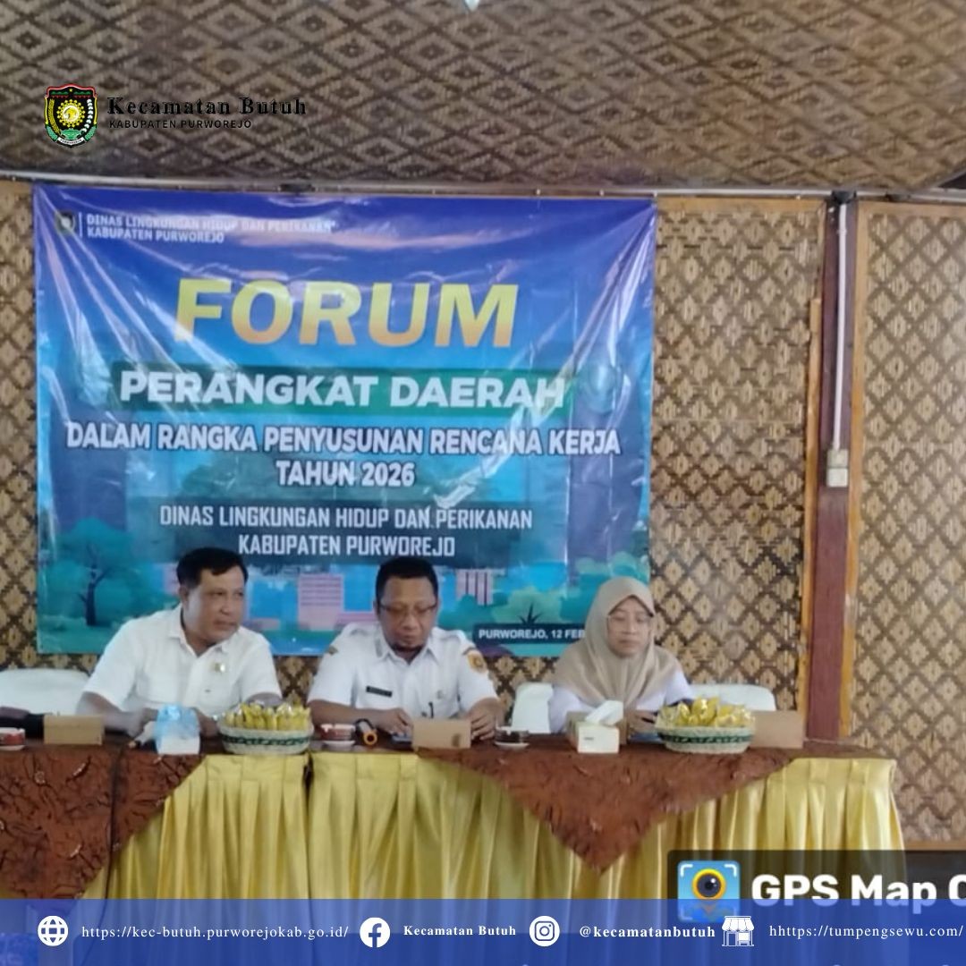 Kecamatan Butuh Hadiri Forum Perangkat Daerah Dinas Lingkungan Hidup dan Perikanan Tahun 2025