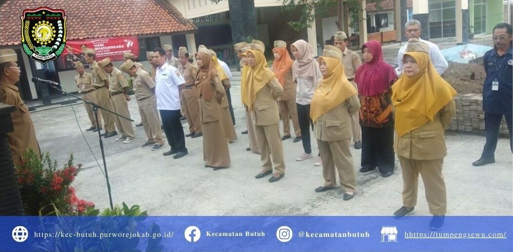 Senin, 10 Juli 2023 - Apel Pagi Kantor Kecamatan Butuh 