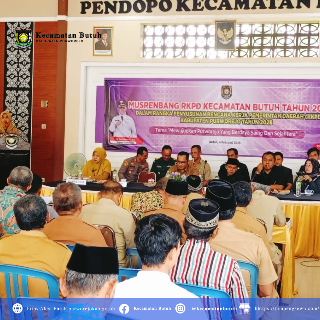 Kecamatan Butuh Gelar Musrenbang RKPD Tahun Anggaran 2025