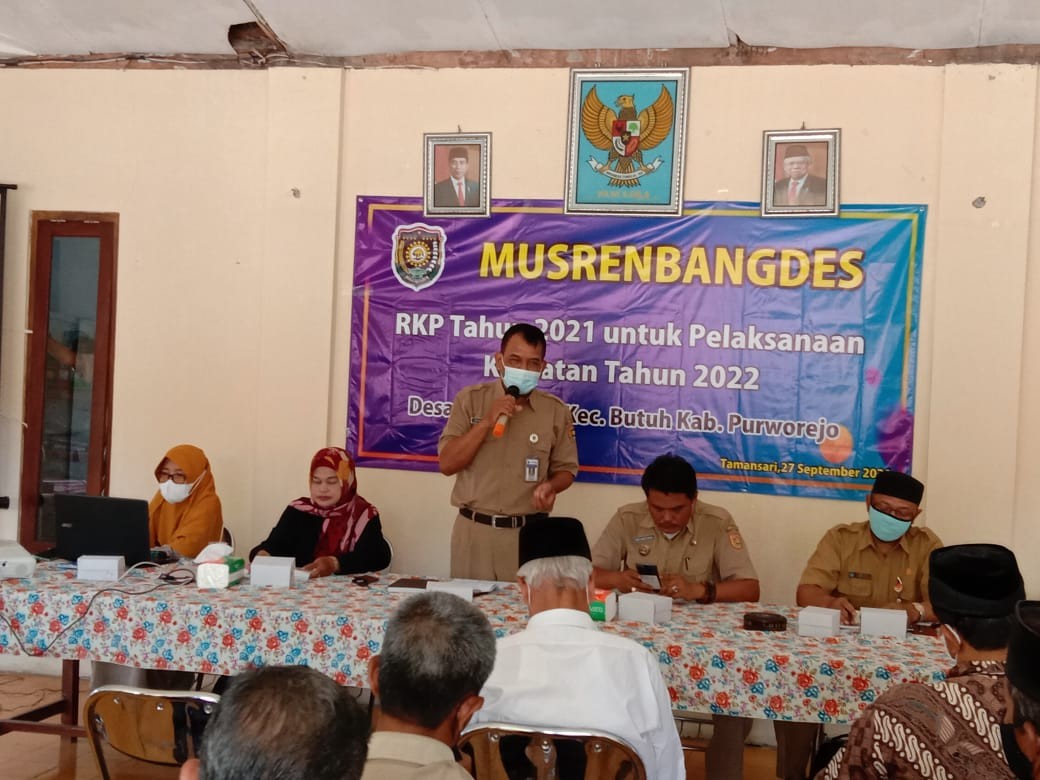 MUSRENBANG  RKP  TAHUN 2021 DESA TAMANSARI KECAMATAN BUTUH