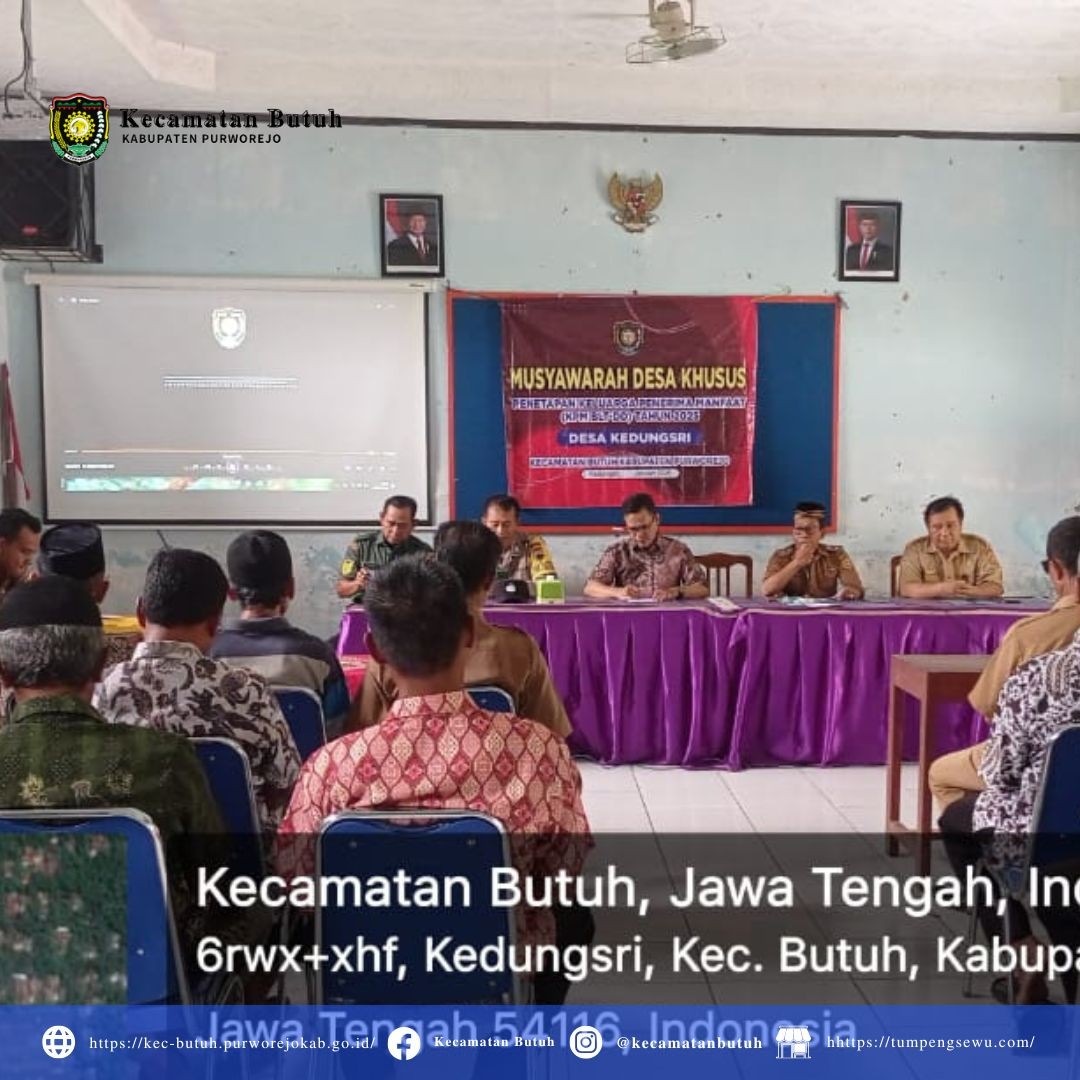 Kasi Pembangunan Kecamatan Butuh Hadiri Musdesus Penetapan KPM BLT DD Tahun 2025