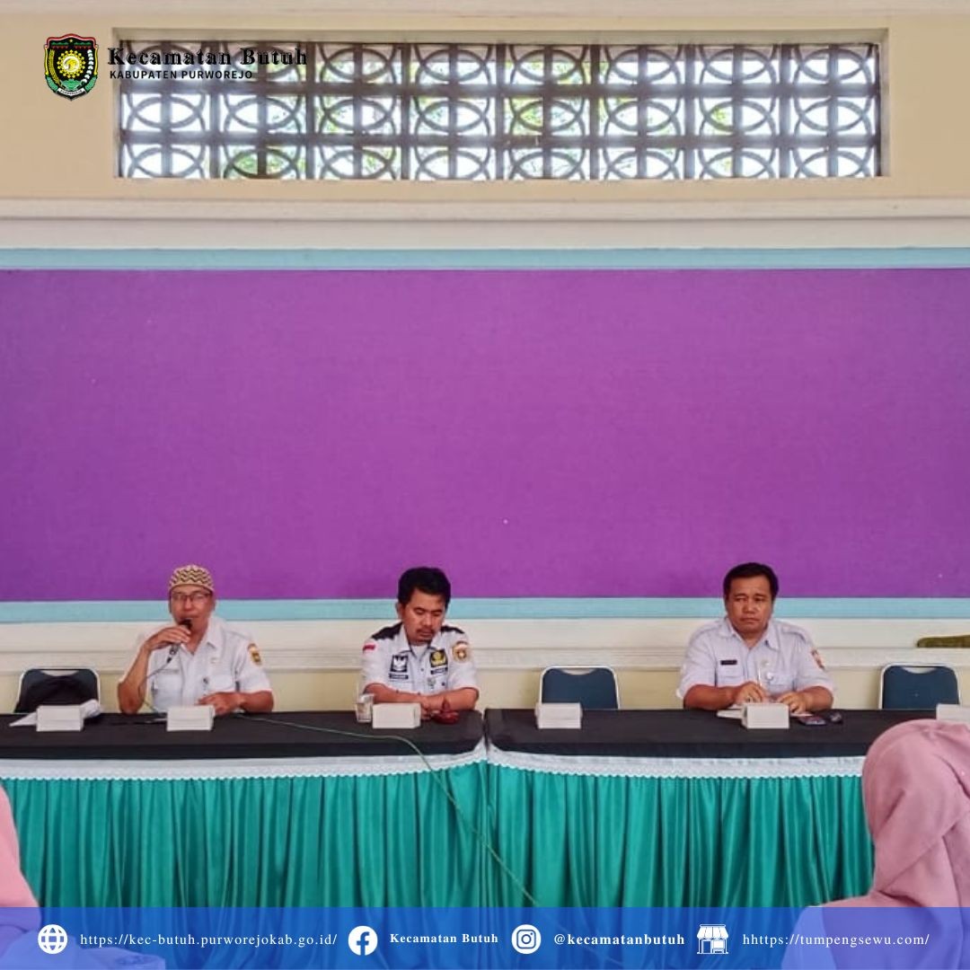 Rakor Percepatan Inventarisasi Aset Desa di Wilayah Kecamatan Butuh, Kabupaten Purworejo