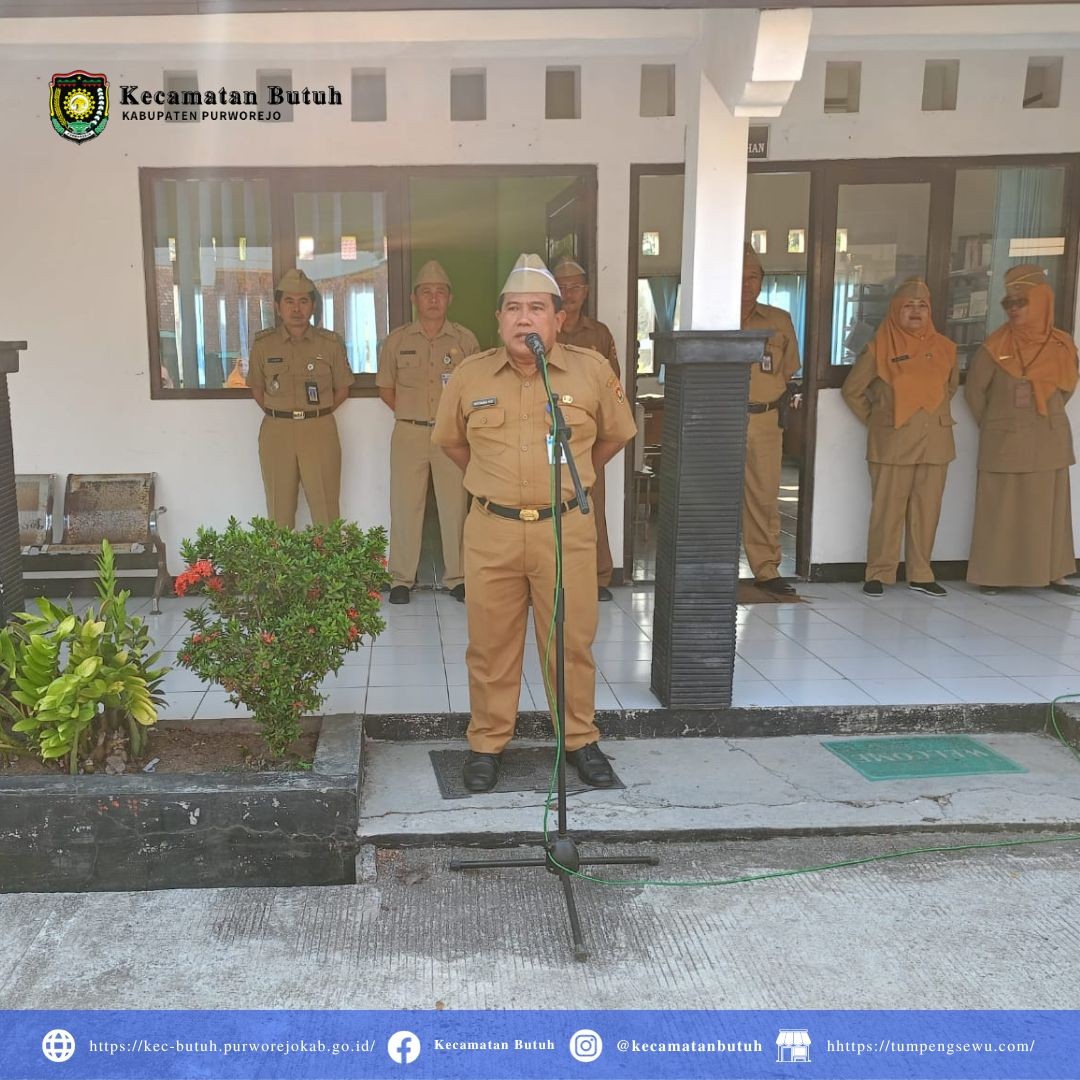 Terselenggaranya Apel Pagi Kecamatan Butuh: Langkah Awal Menuju Ketertiban dan Kesejahteraan