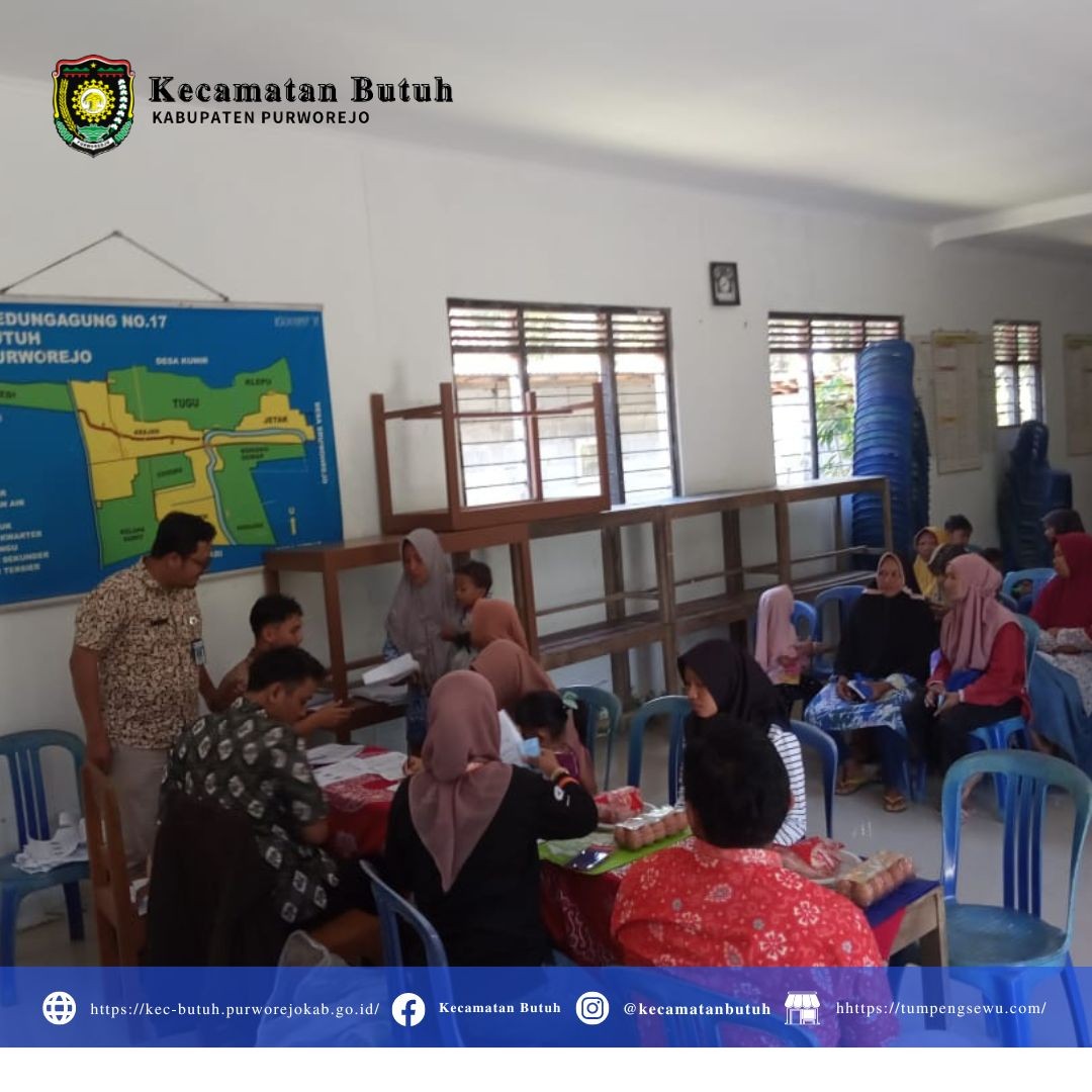 Jumat, 28 Juli 2023-Monitoring Distribusi Bantuan Cadangan Pangan Pemerintah Penanganan Stunting Tahap II di Desa Kedungagung