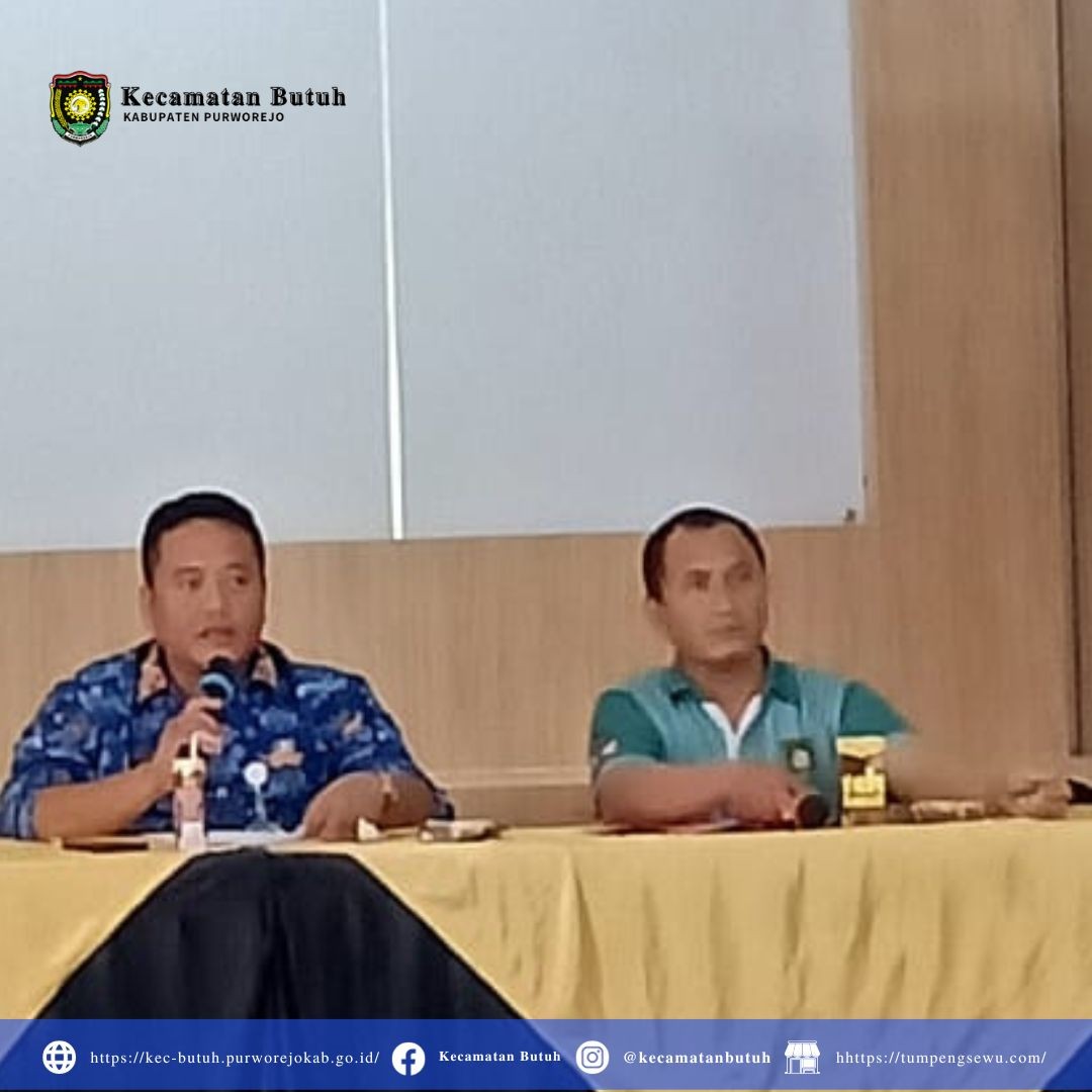 28 Oktober 2023 - Kasi Pemberdayaan Kecamatan Butuh Dukung Temu Teknik PORKAB Cabang Olahraga