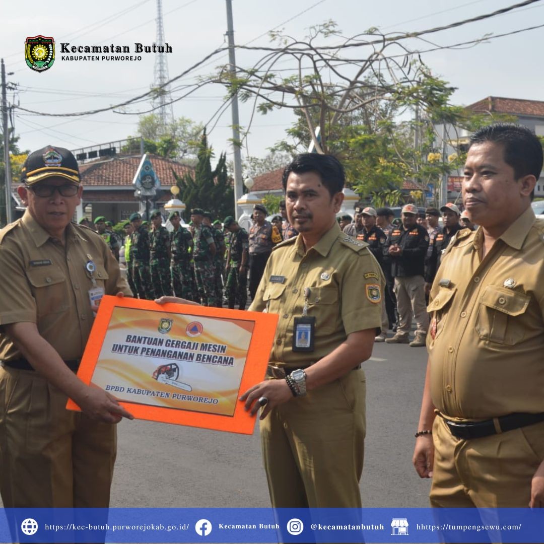  Kecamatan Butuh Mendaptkan Bantuan Gergaji Mesin dari BPBD Kabupaten Purworejo untuk Penanganan Bencana