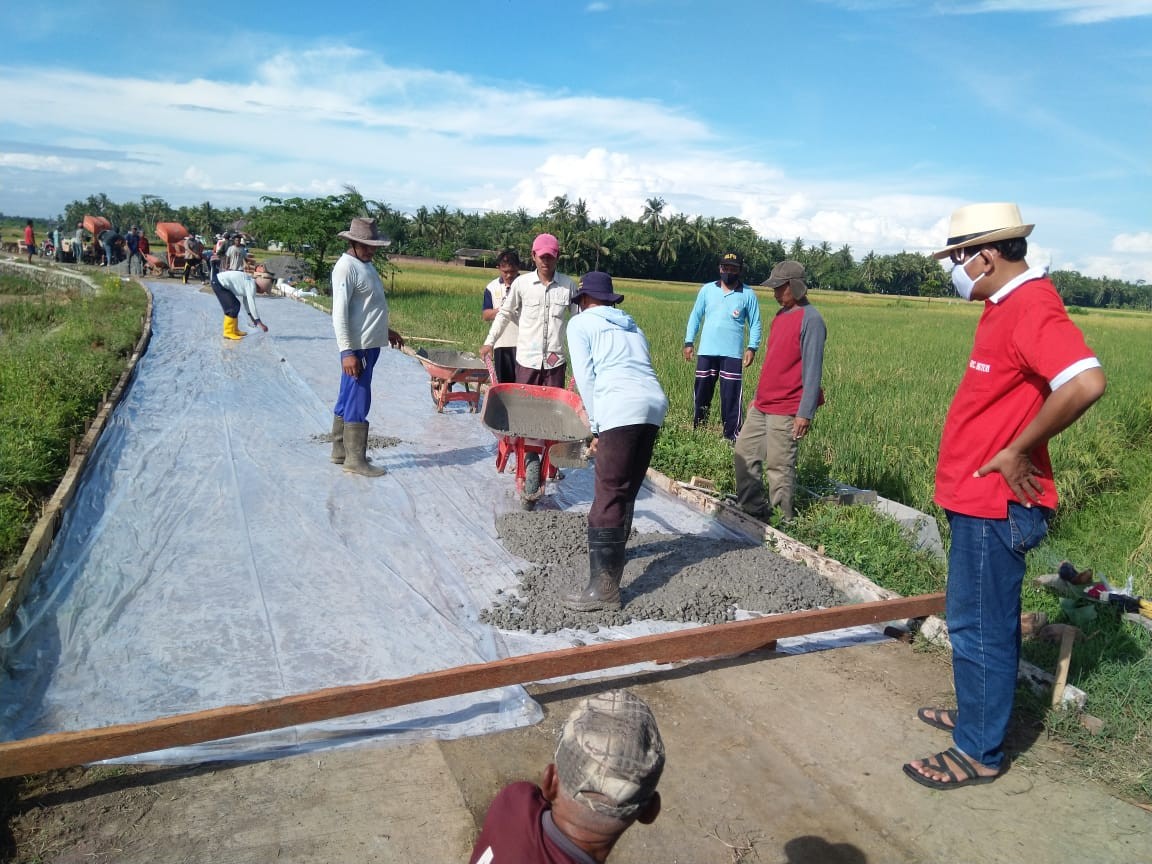 PEMBANGUNAN JALAN BINANGUN KENDALREJO