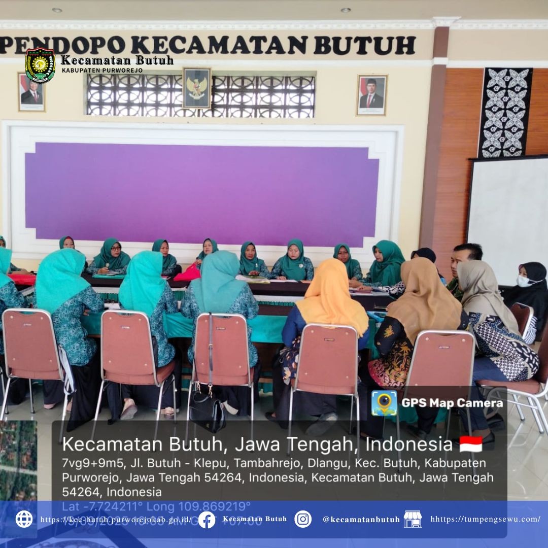 Pembinaan Desa Binaan Tahun 2025 di Pendopo Kecamatan Butuh
