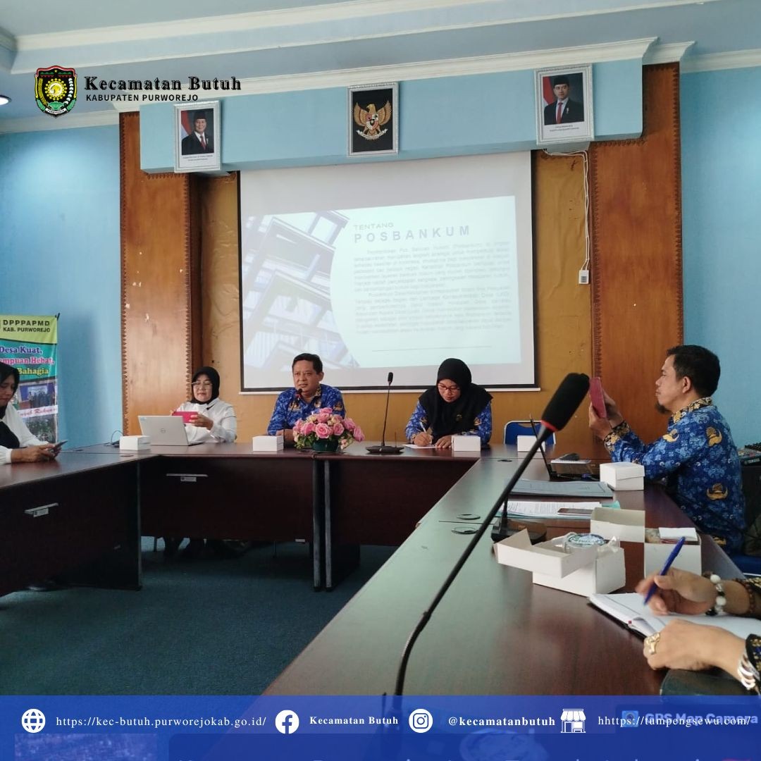 Camat Kecamatan Butuh Hadiri Rakor Percepatan Pembentukan Posbakum Kabupaten Purworejo