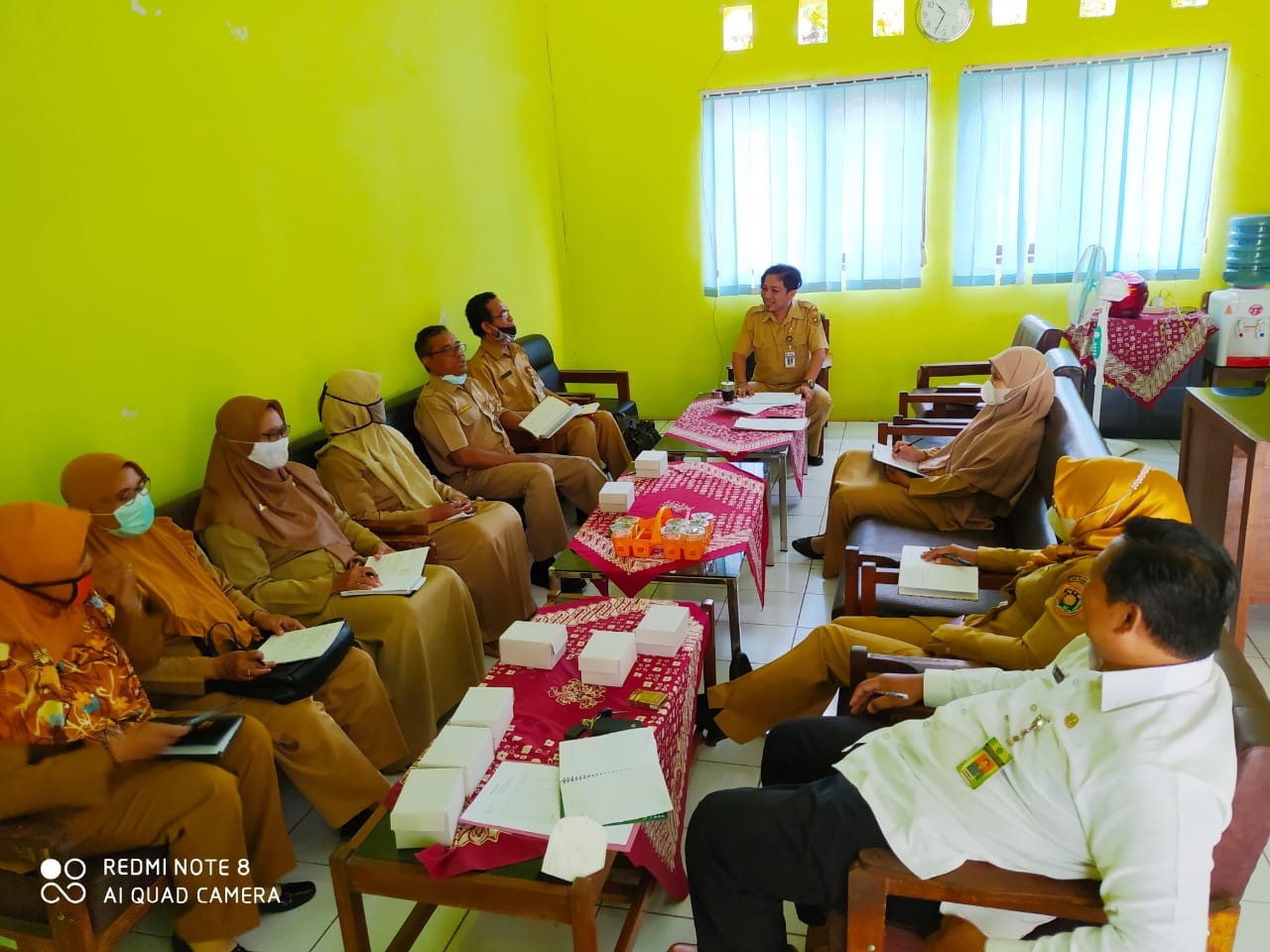 RAPAT KOORDINASI KORPRI KECAMATAN BUTUH  DALAM RANGKA PERSIAPAN HUT KORPRI KE 50