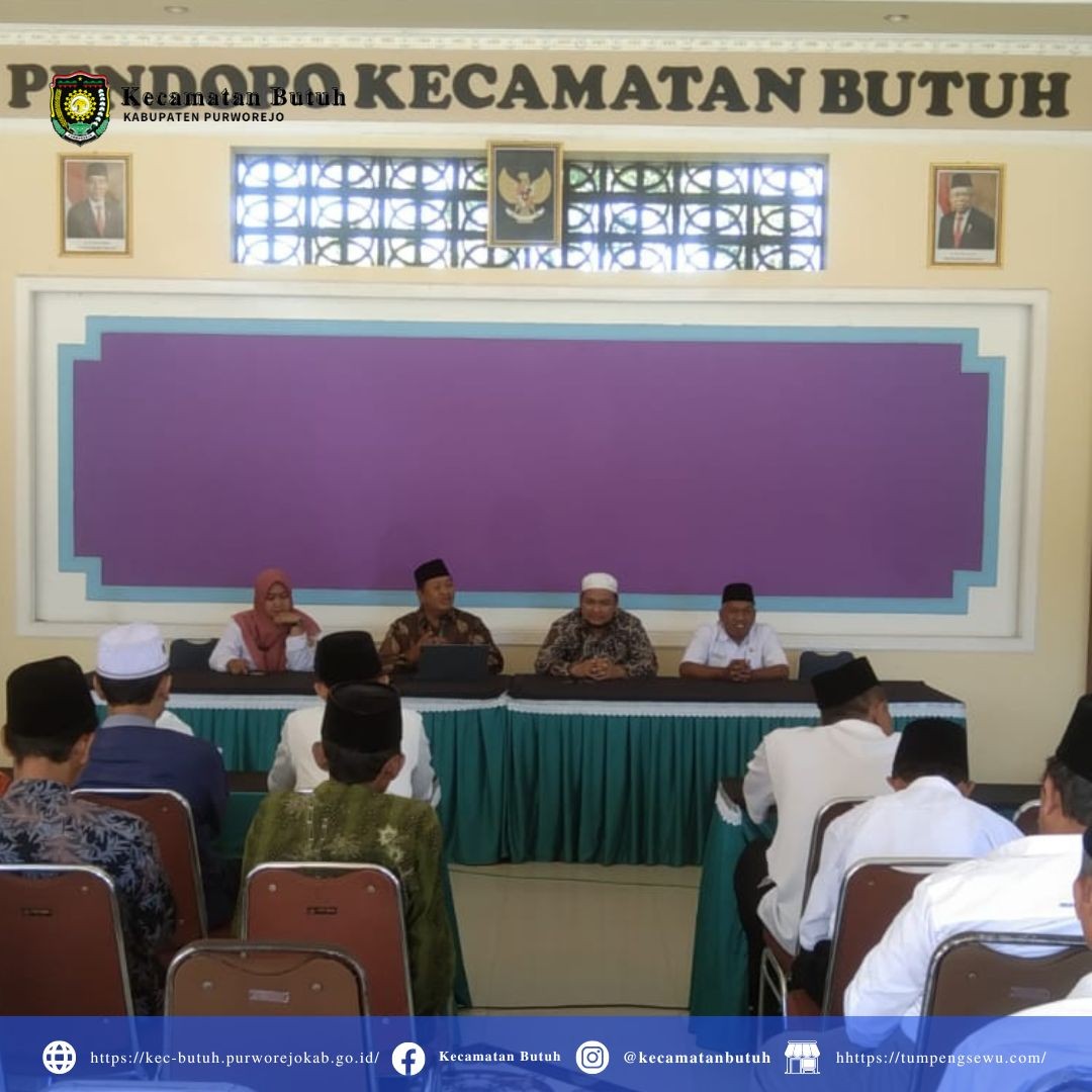 Rapat Wawasan Kebangsaan Umat Beragama Kecamatan Butuh: Memperkuat Keharmonisan di Pendopo Kecamatan Butuh