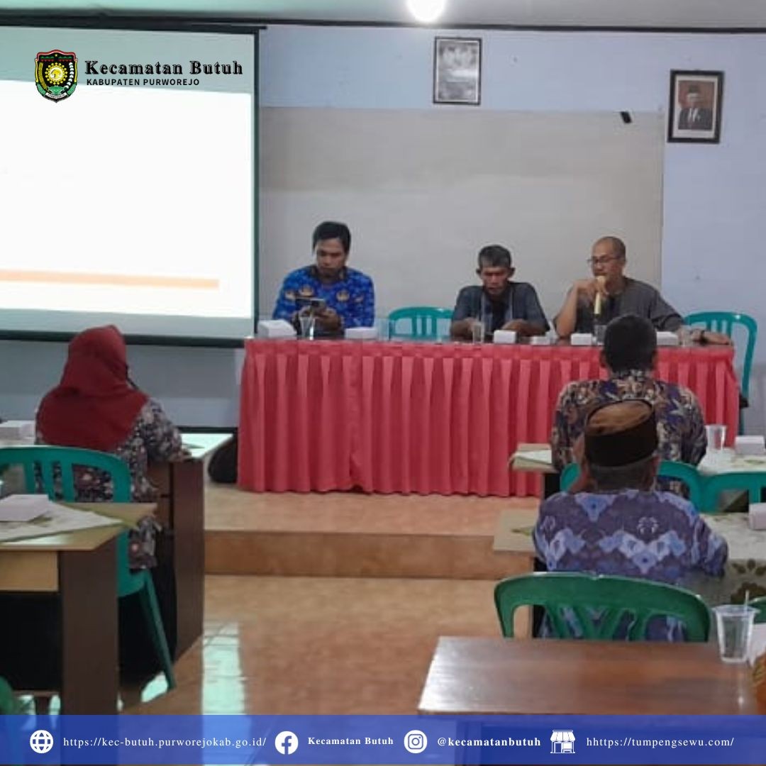 Sosialisasi Pengangkatan Perangkat Desa di Desa Andong, Kecamatan Butuh